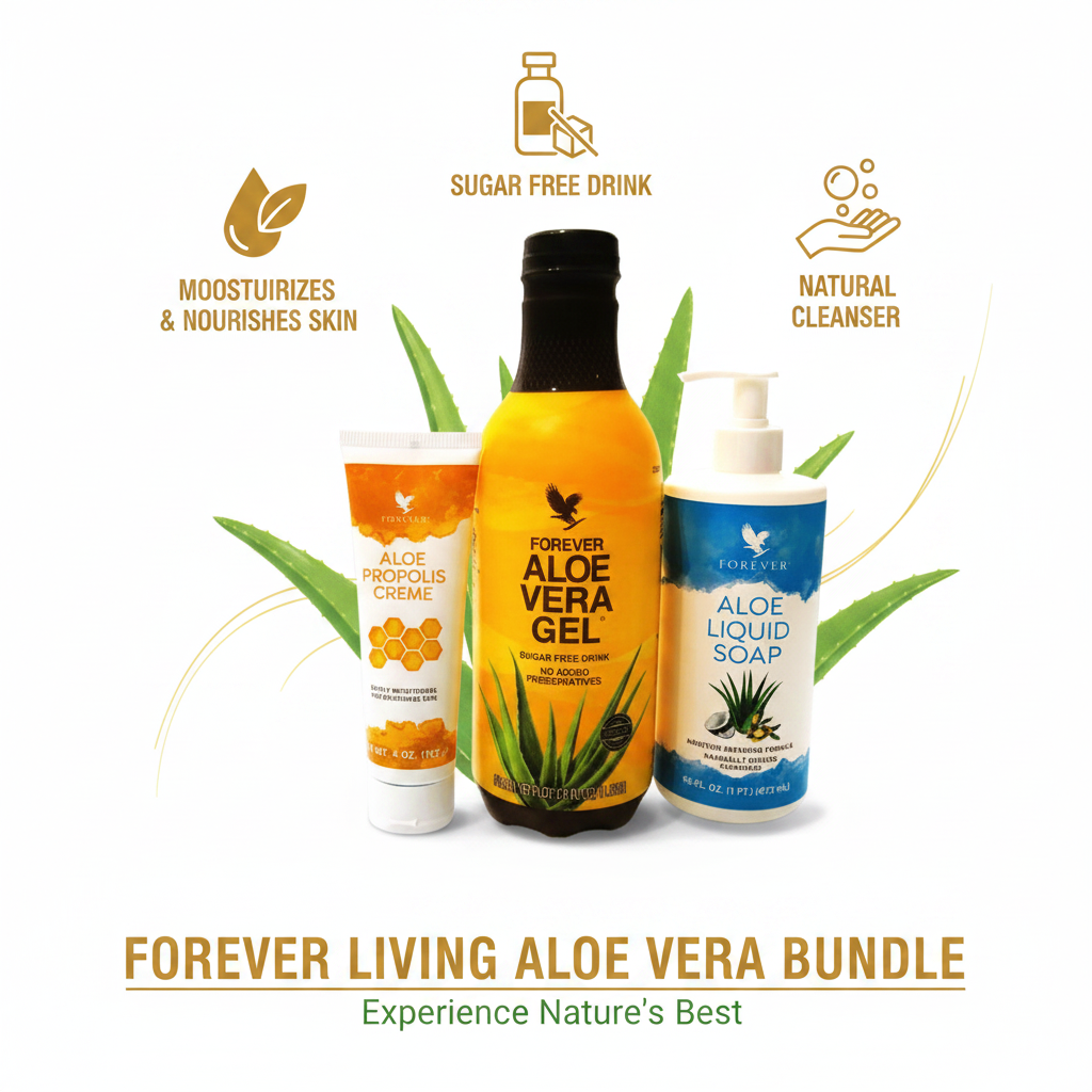 Forever Living Eczema Relief Package - Natural Aloe Vera Treatment