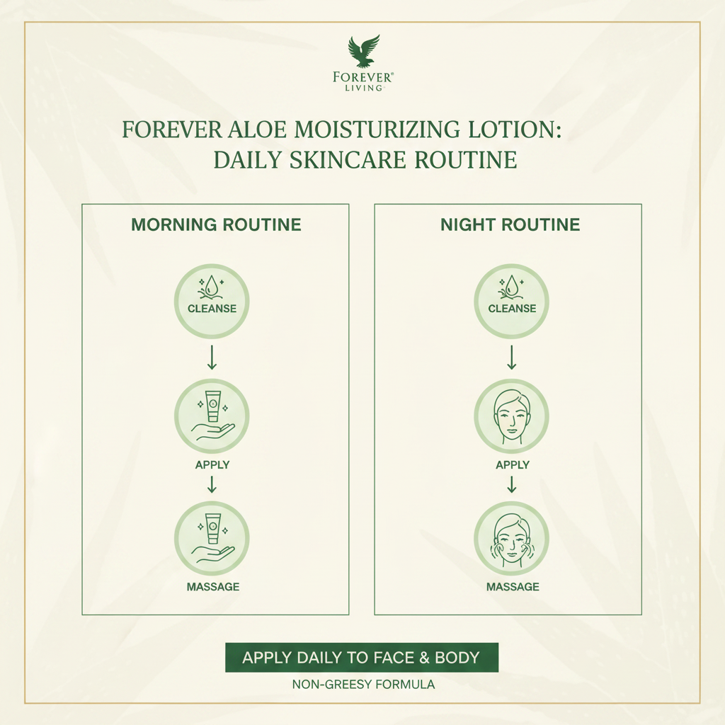 Forever Aloe Moisturizing Lotion - Natural Hydrating Body & Face Cream