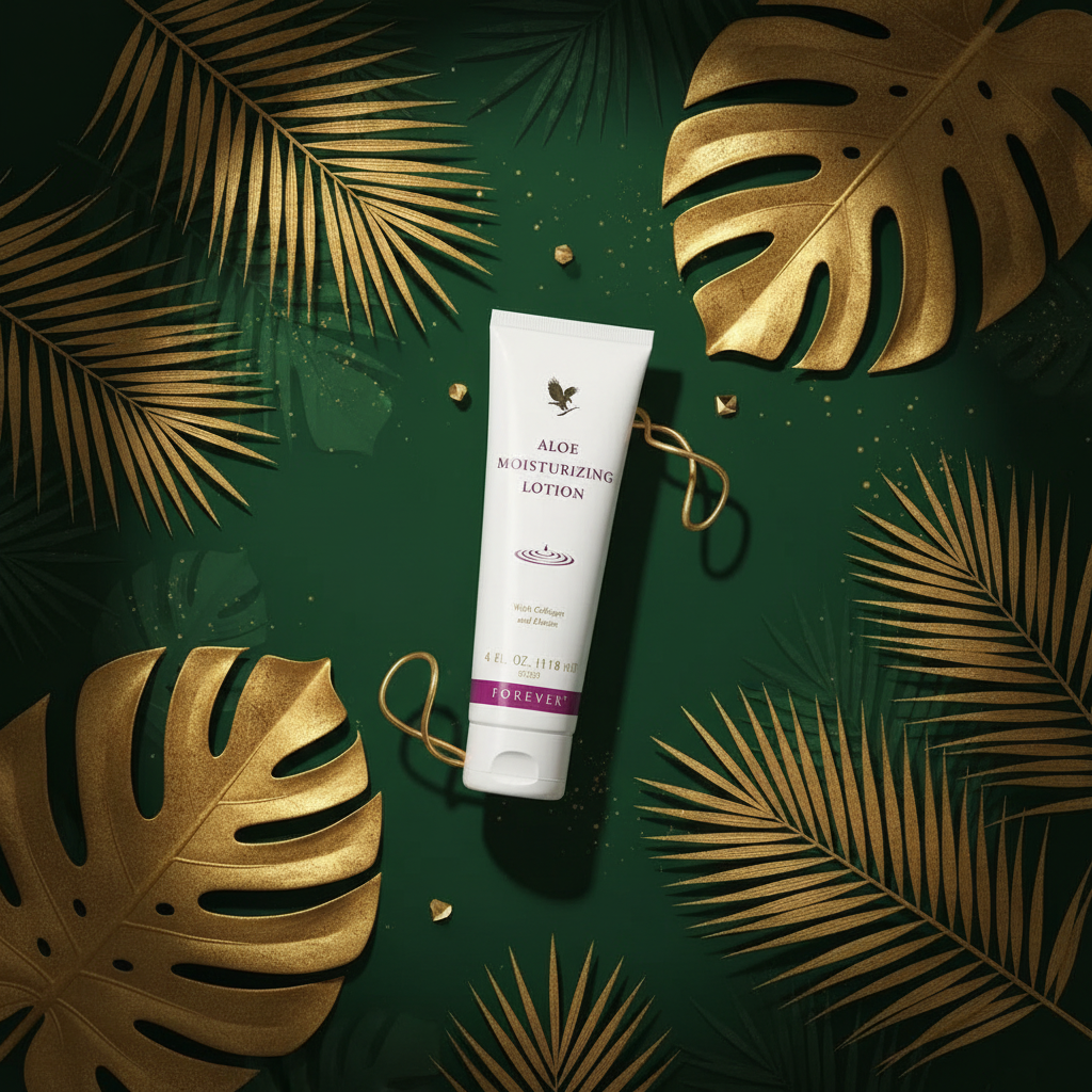 Forever Aloe Moisturizing Lotion - Natural Hydrating Body & Face Cream