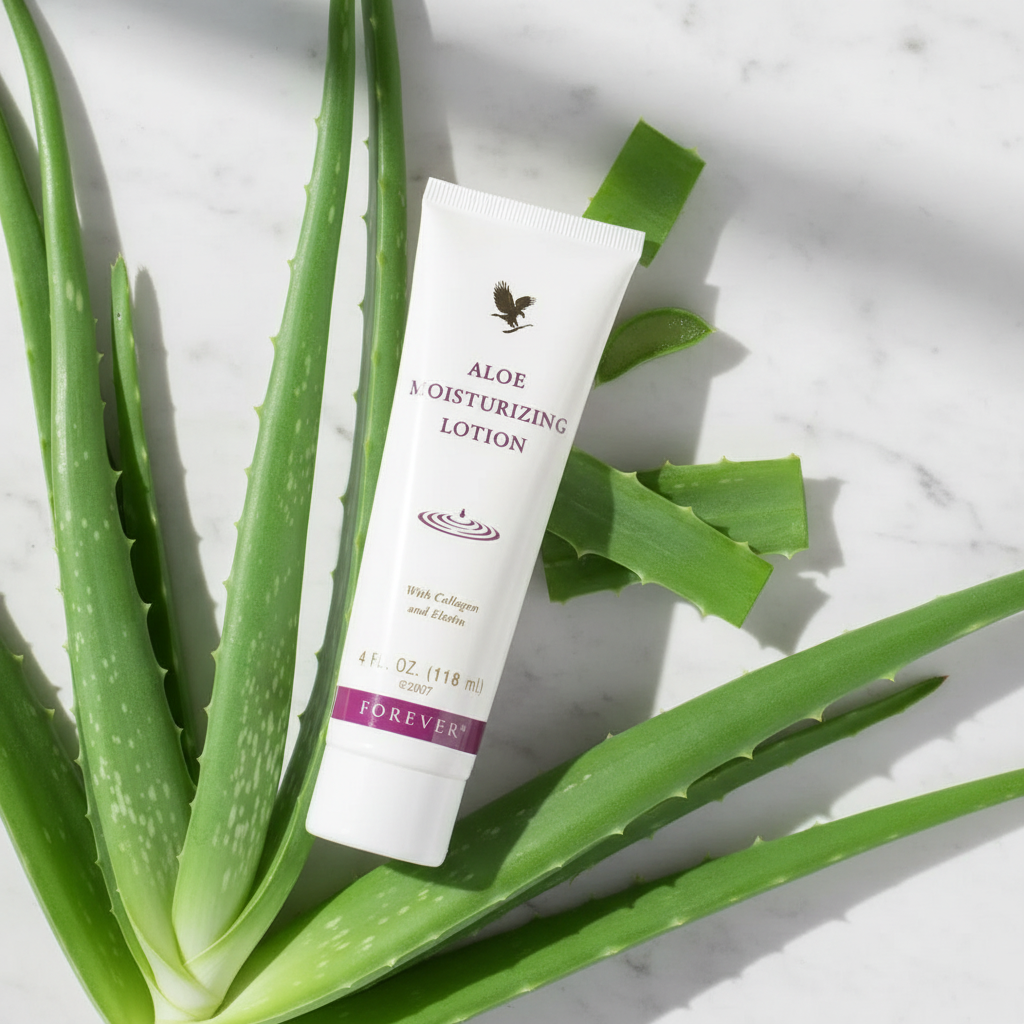 Forever Aloe Moisturizing Lotion - Natural Hydrating Body & Face Cream