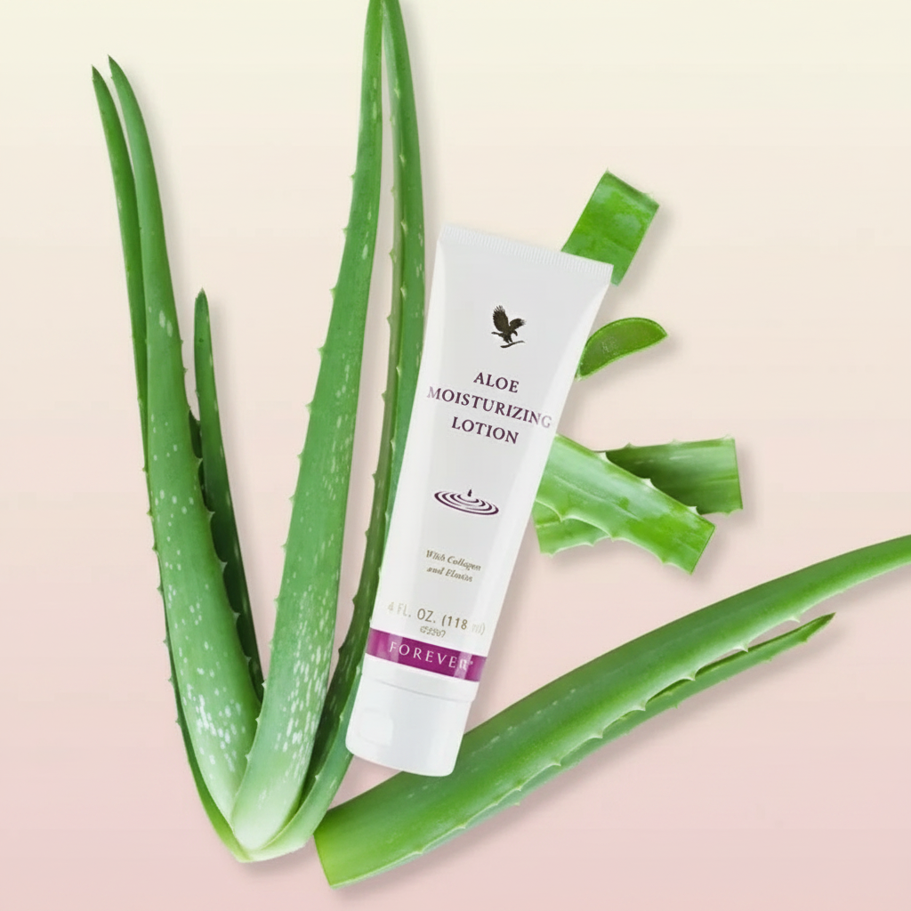 Forever Aloe Moisturizing Lotion - Natural Hydrating Body & Face Cream