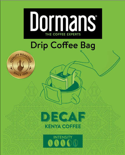 Dormans Decaf Drip Coffee Bags - 6 Sachets x 11g box | 66g net weight