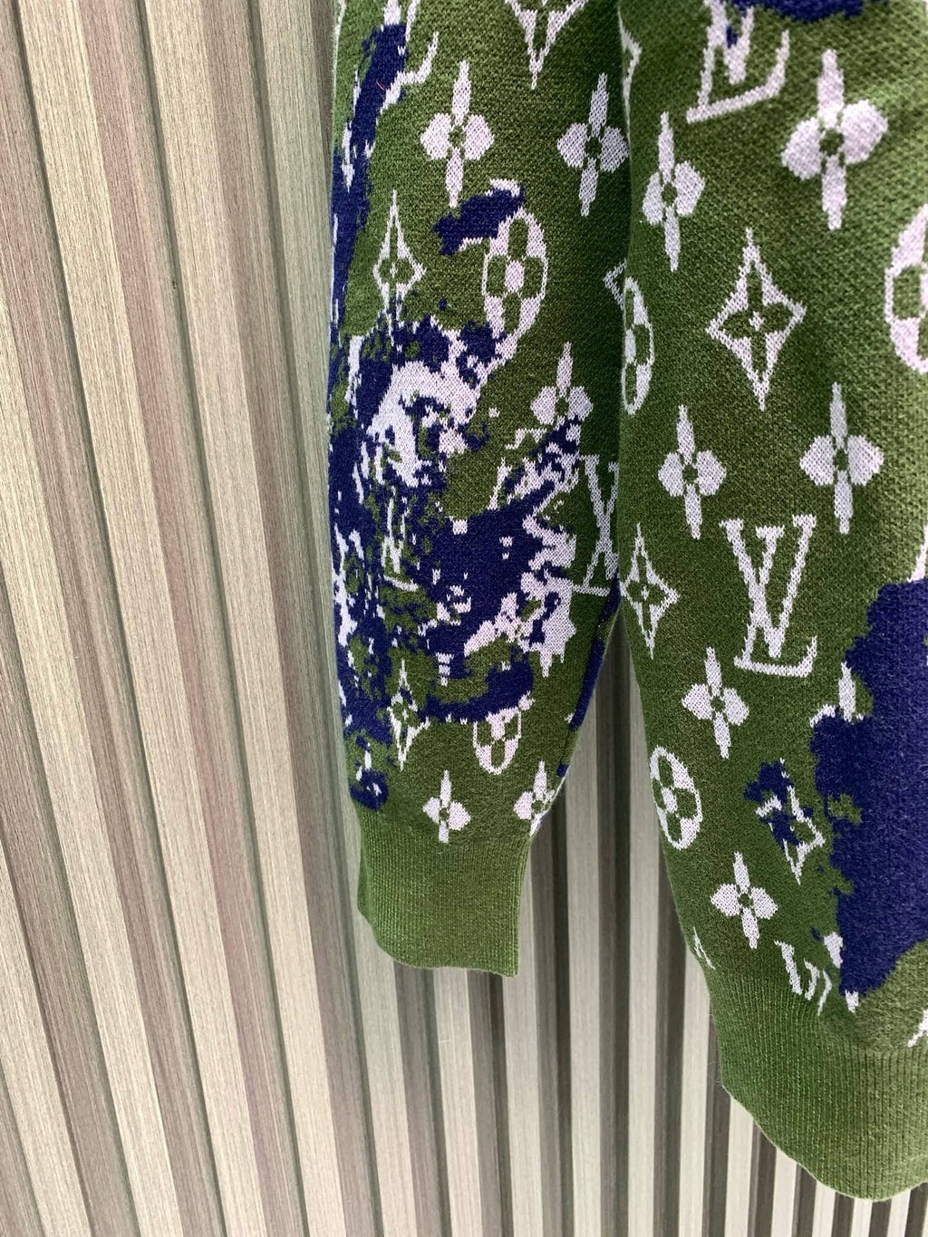 LV Pullover Long Sleeve Polo Knit Shirt