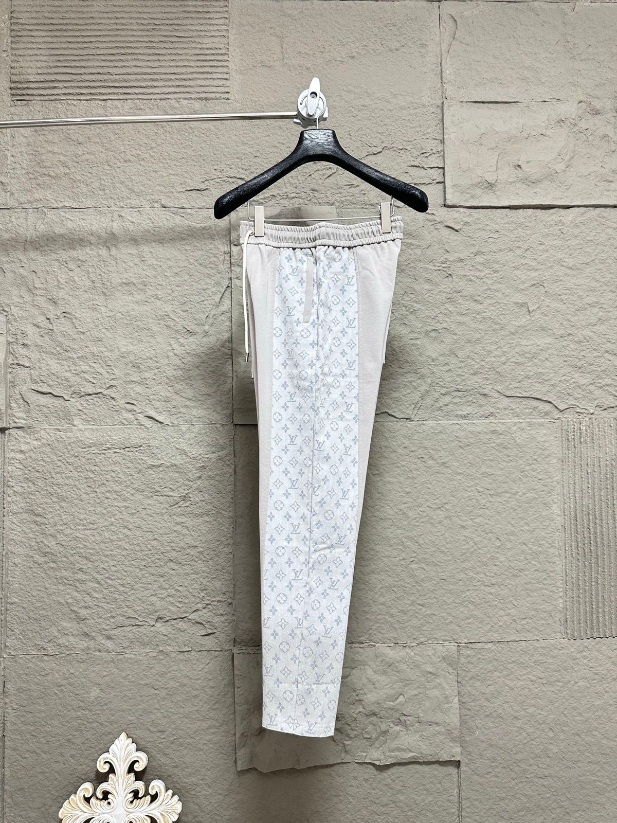 LV Patchwork Monogram Casual Trousers