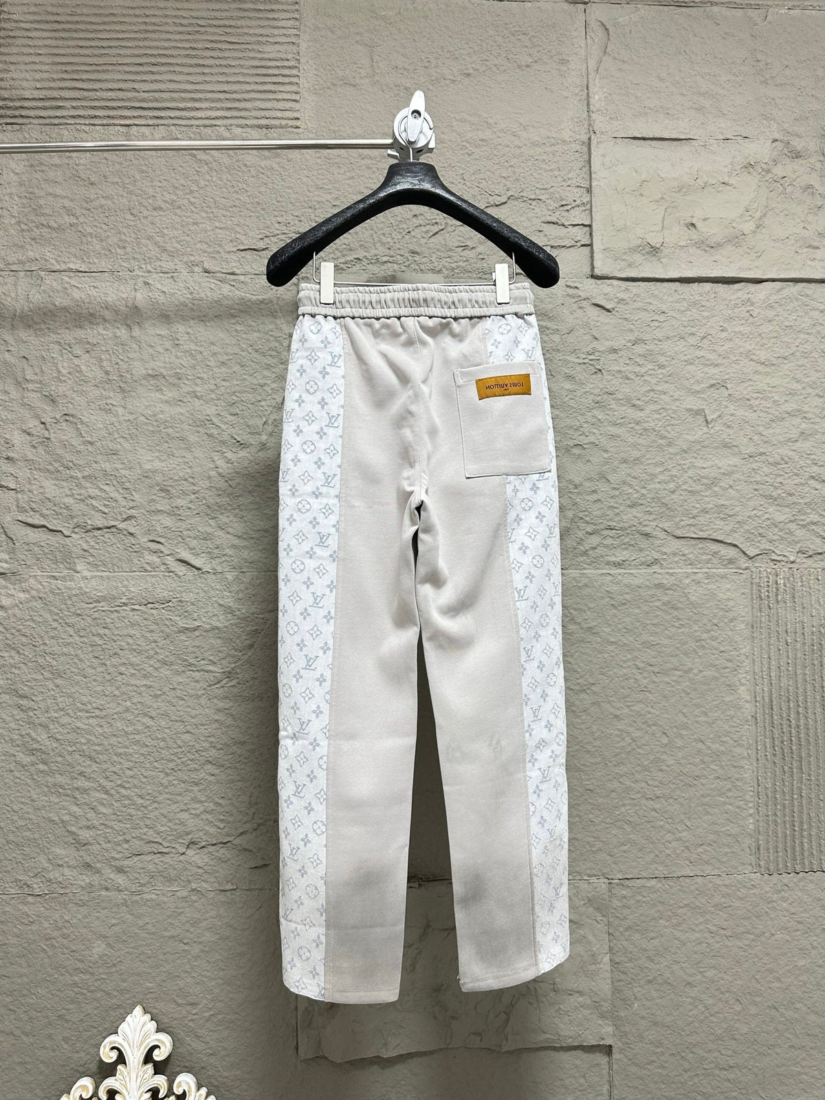 LV Patchwork Monogram Casual Trousers