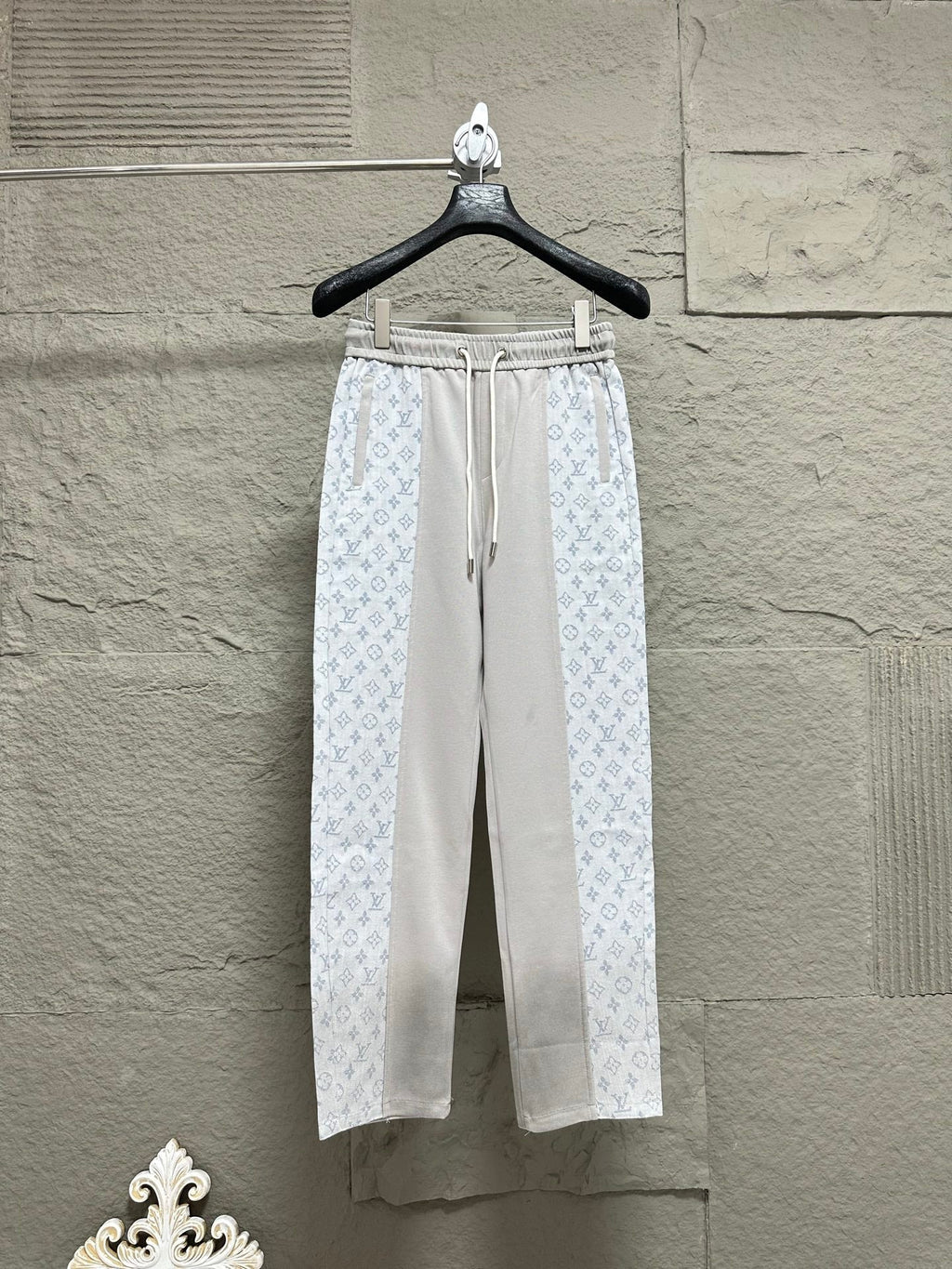 LV Patchwork Monogram Casual Trousers