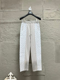 LV Patchwork Monogram Casual Trousers
