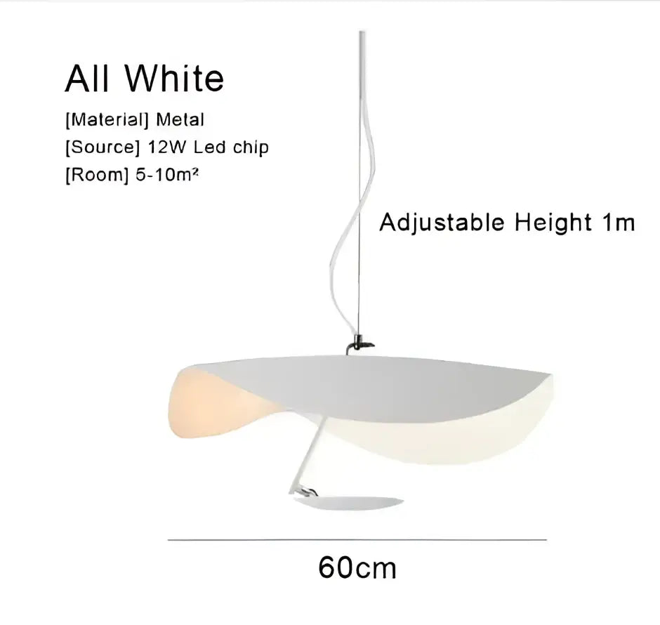 Industrial black & gold lotus leaf pendant light dining room