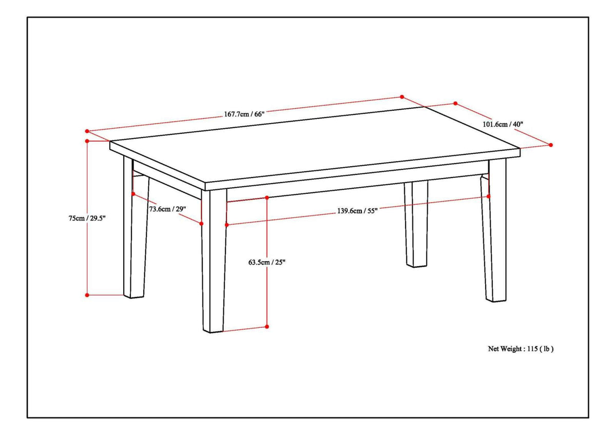 Eastwood Dining Table in Java
