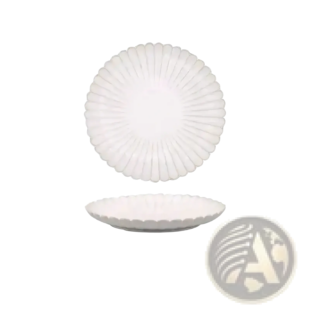 Japanese Ceramic Dinnerware Set White Glaze Tableware