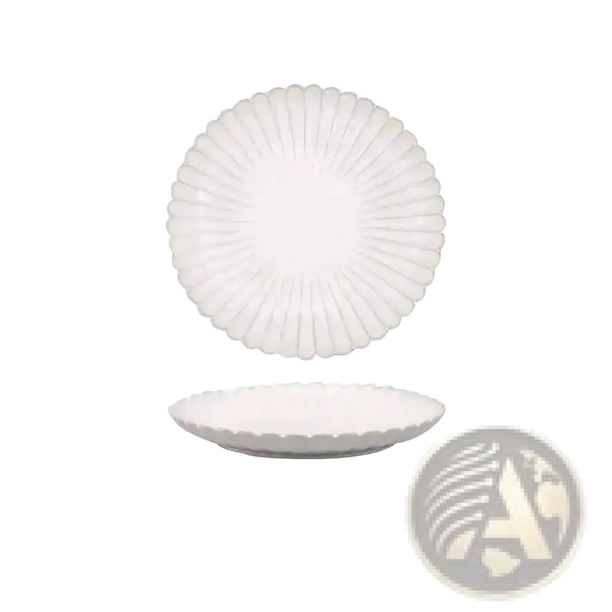 Japanese Ceramic Dinnerware Set White Glaze Tableware