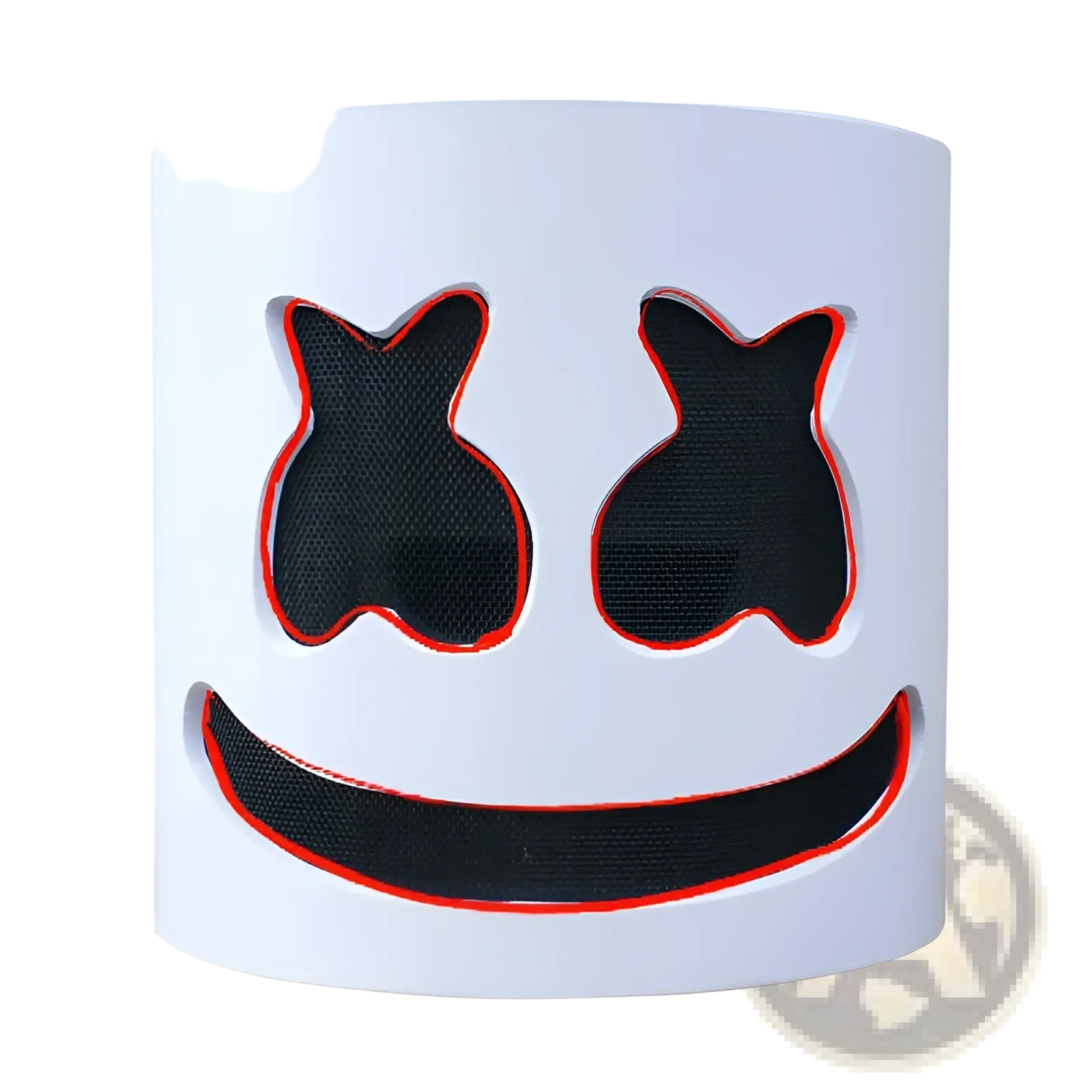 Led Marshmello Mask Glowing Neon Helmet for Kids