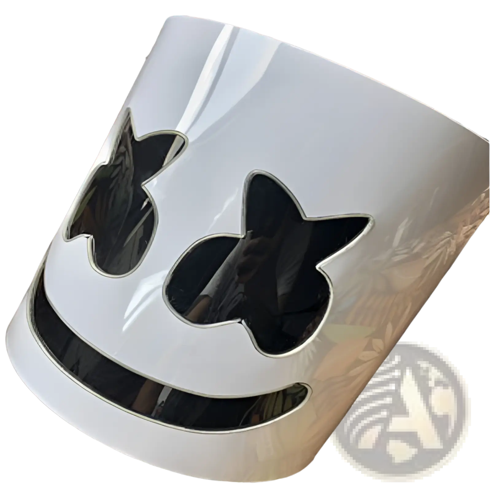 Led Marshmello Mask Glowing Neon Helmet for Kids