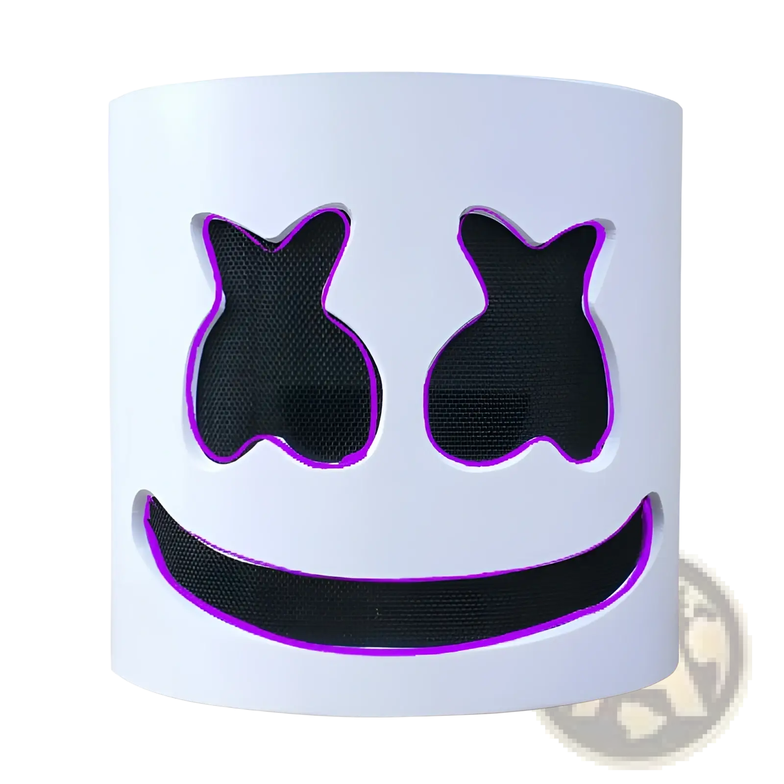 Led Marshmello Mask Glowing Neon Helmet for Kids