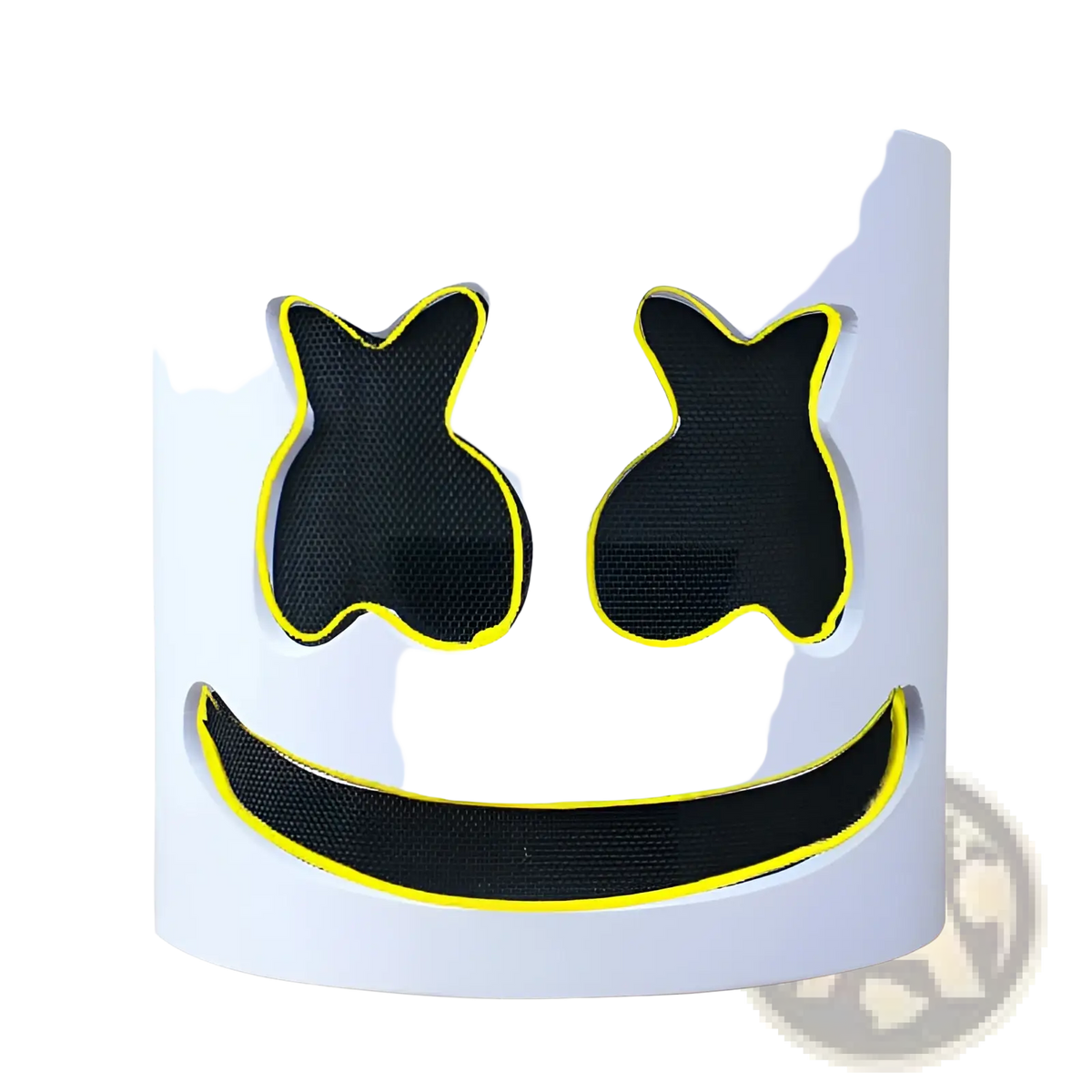 Led Marshmello Mask Glowing Neon Helmet for Kids