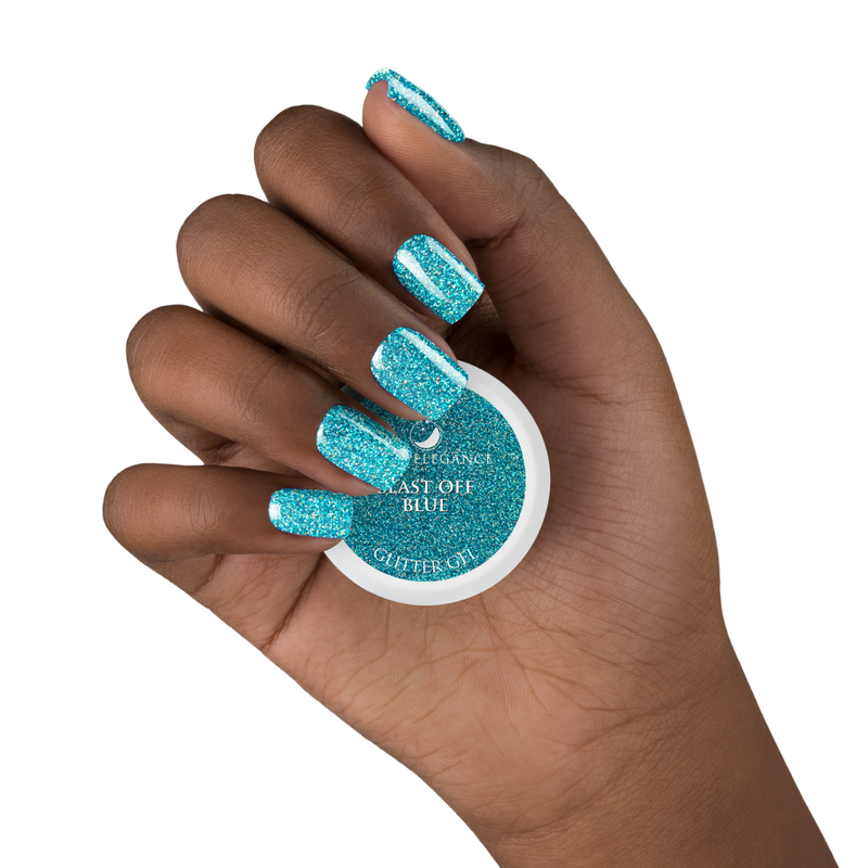 Light Elegance Glitter Gel - Blast Off Blue