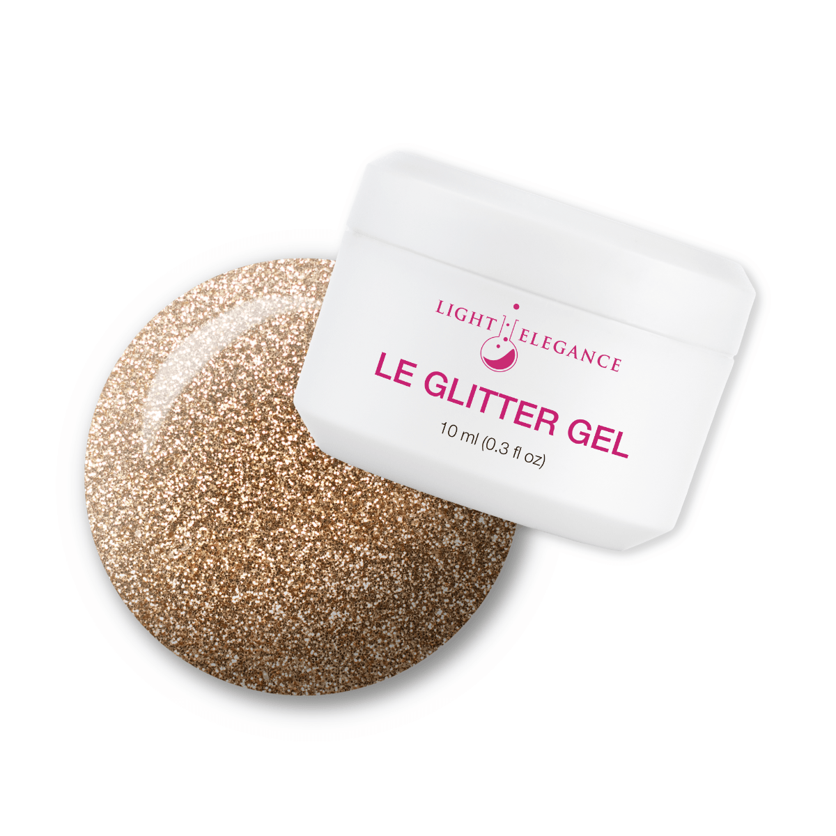 Light Elegance Glitter Gel - Gold