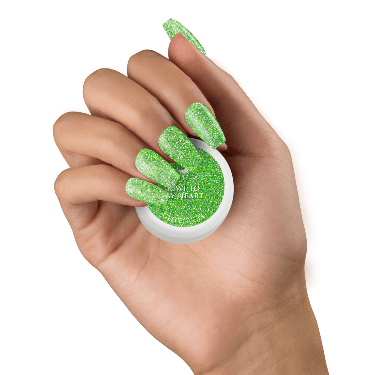 Light Elegance Glitter Gel - Kiwi to my Heart