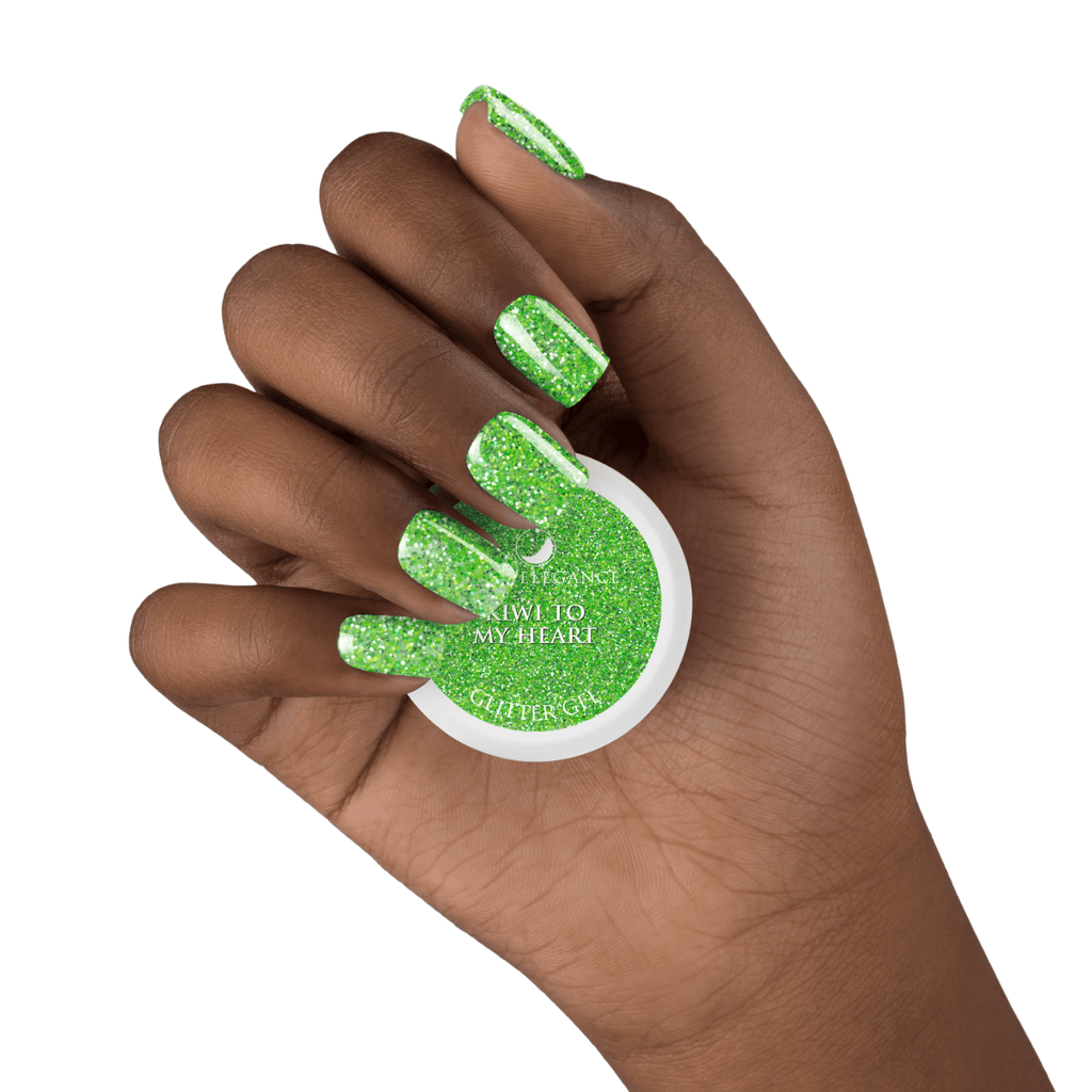 Light Elegance Glitter Gel - Kiwi to my Heart