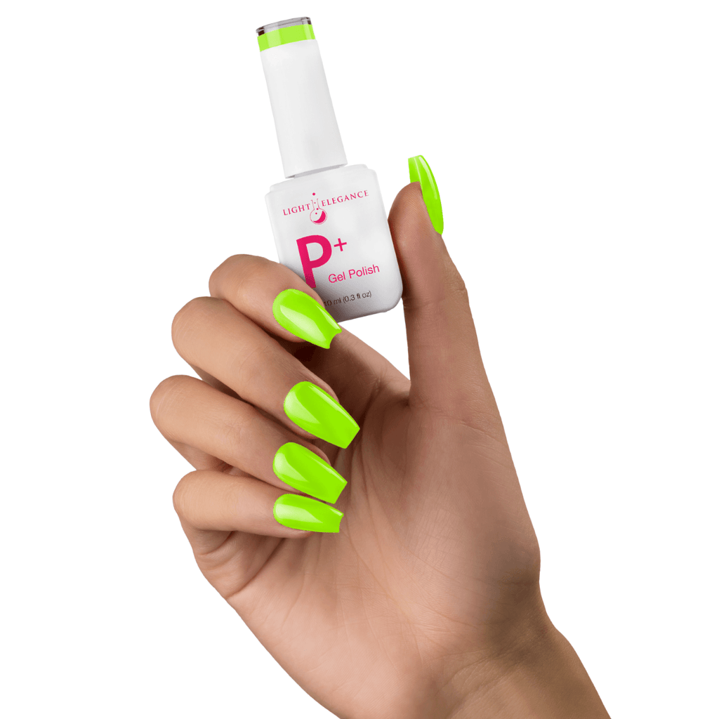 Light Elegance P+ Soak-Off Color Gel Polish - Groovy Green
