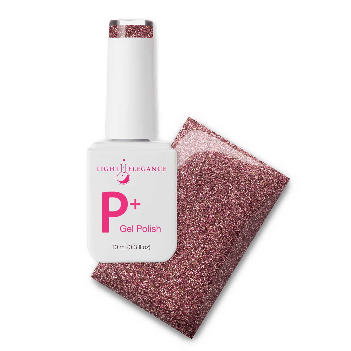 Light Elegance P+ Soak-Off Glitter Gel Polish - Anxiously Awaiting