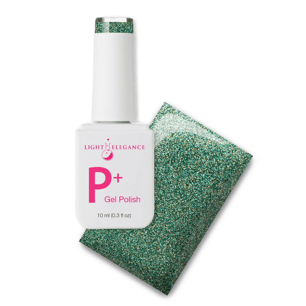Light Elegance P+ Soak-Off Glitter Gel Polish - Bravo!