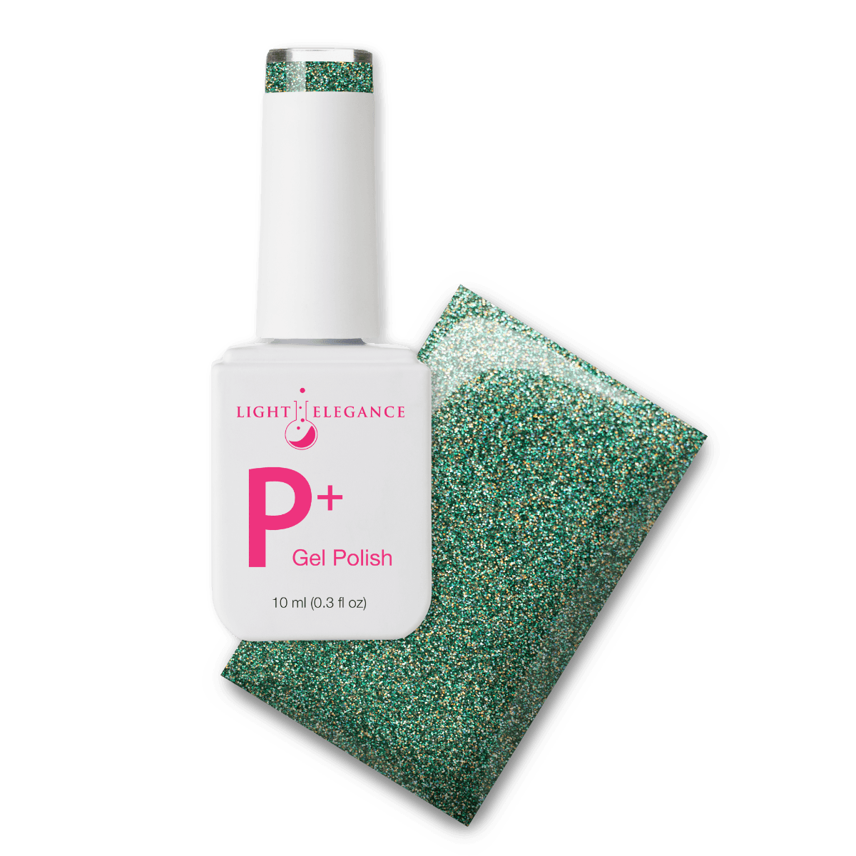 Light Elegance P+ Soak-Off Glitter Gel Polish - Bravo!