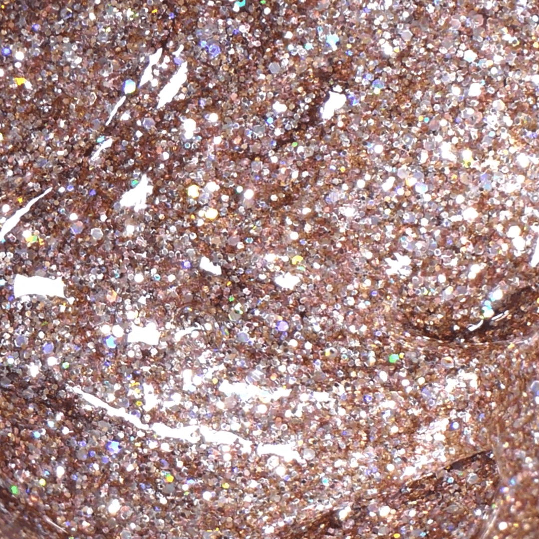Light Elegance P+ Soak-Off Glitter Gel Polish - Champagne