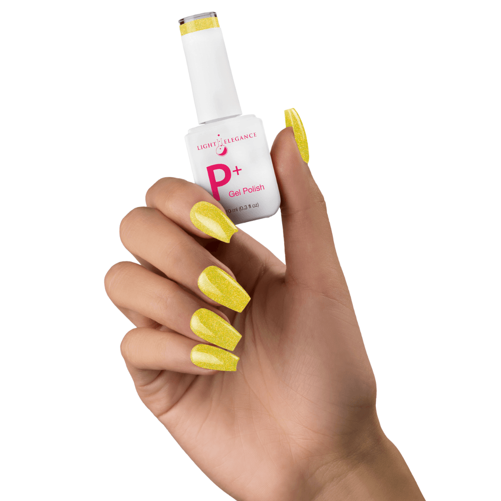 Light Elegance P+ Soak-Off Glitter Gel Polish - Good Vibrations