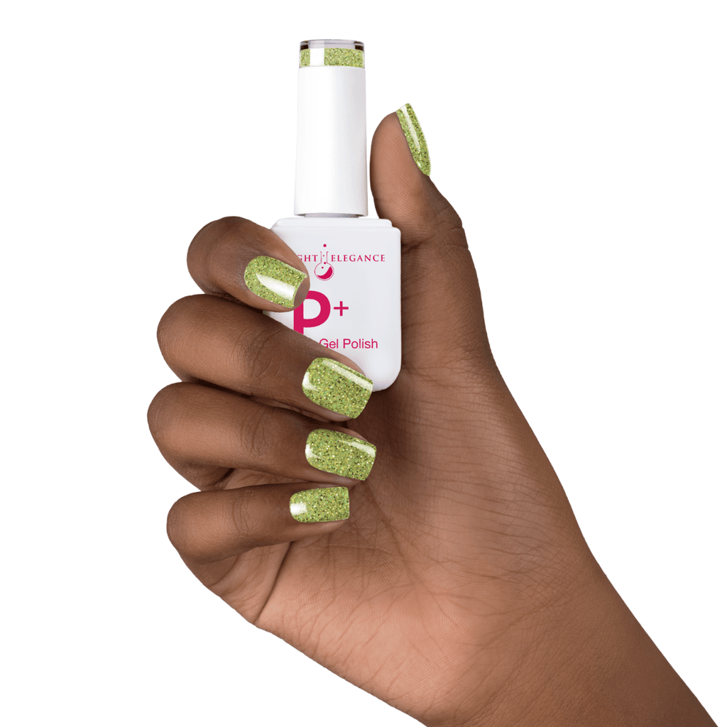 Light Elegance P+ Soak-Off Glitter Gel Polish - Peace and Love