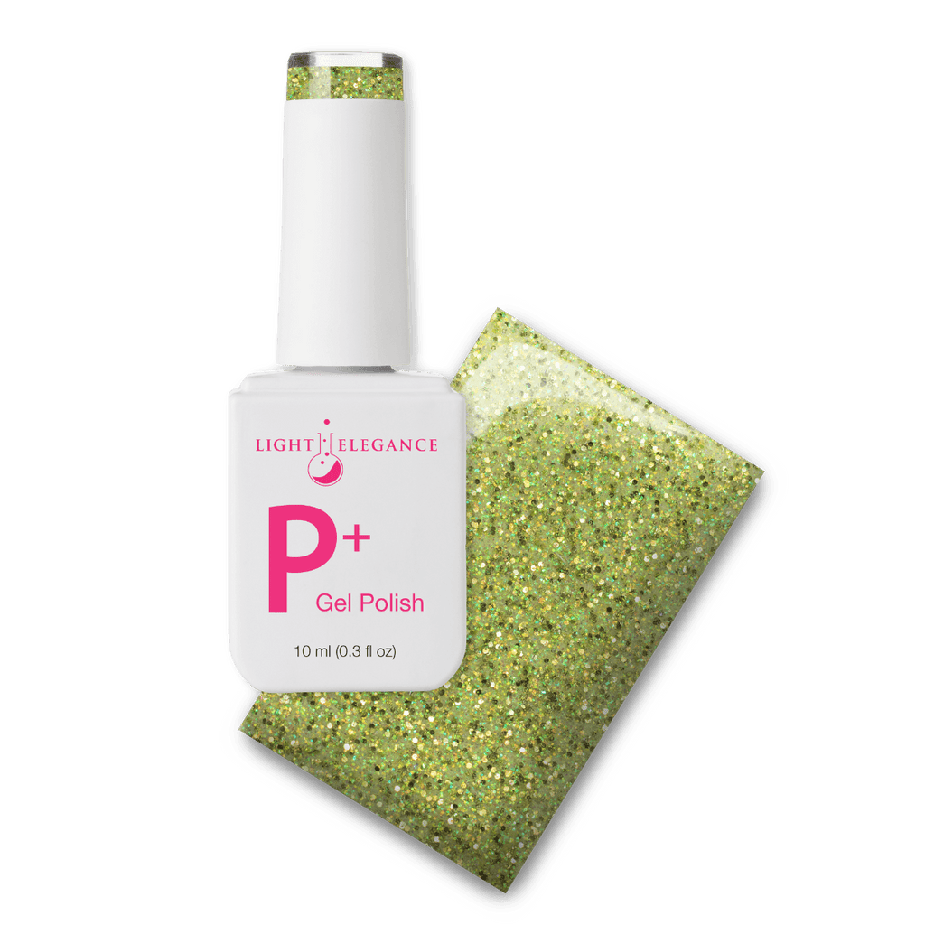 Light Elegance P+ Soak-Off Glitter Gel Polish - Peace and Love