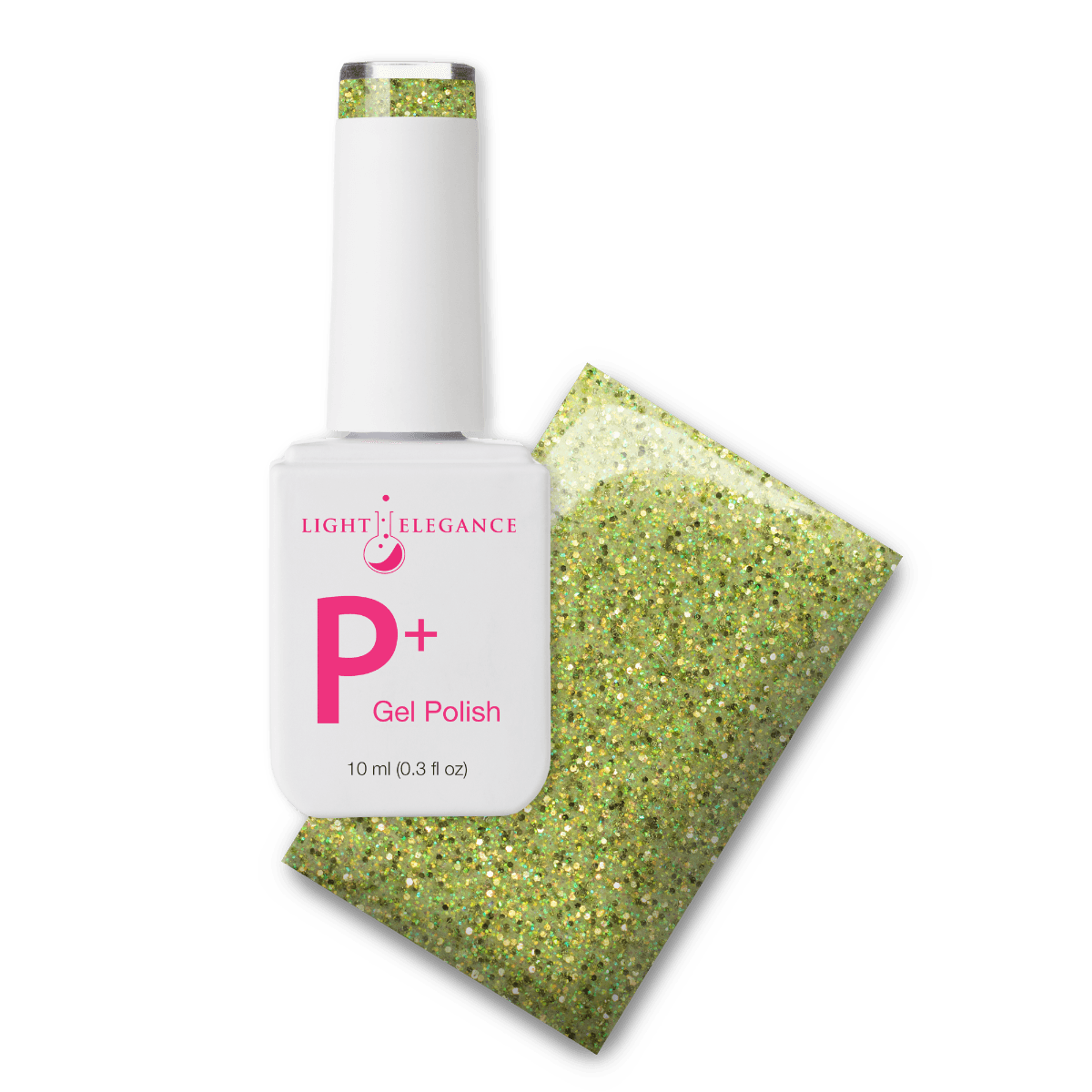 Light Elegance P+ Soak-Off Glitter Gel Polish - Peace and Love