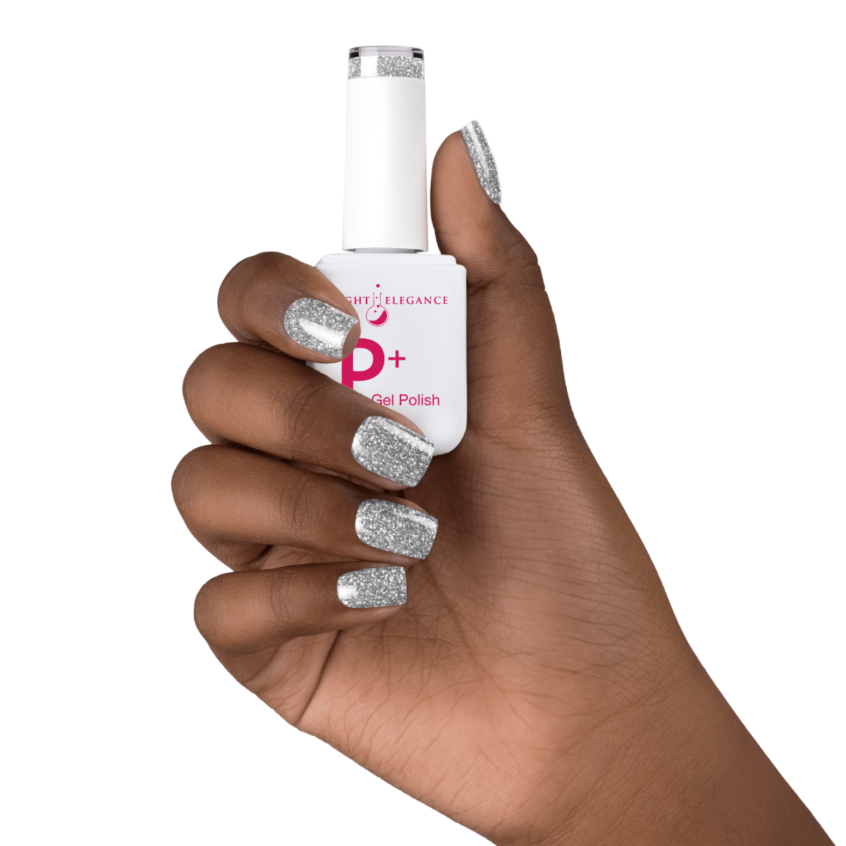 Light Elegance P+ Soak-Off Glitter Gel Polish - Sterling