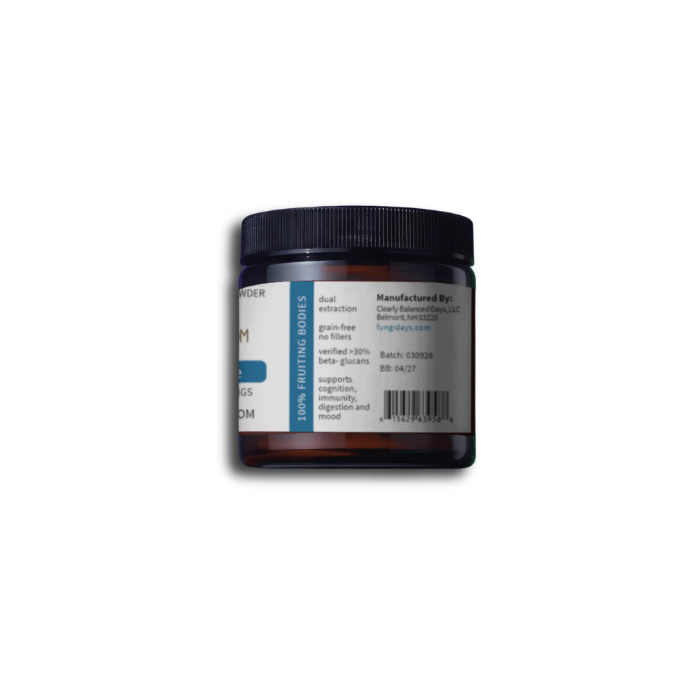 Lion’s Mane Mushroom Powder – 100% Fruiting Body Extract
