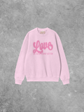 Underground Original Design: Love Is All You Need Boxy Cotton Sweatshirt