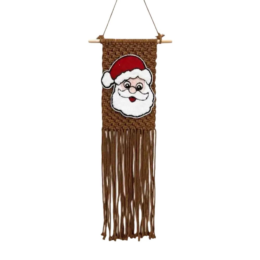 Macrame Christmas Wall Hanging Tapestry