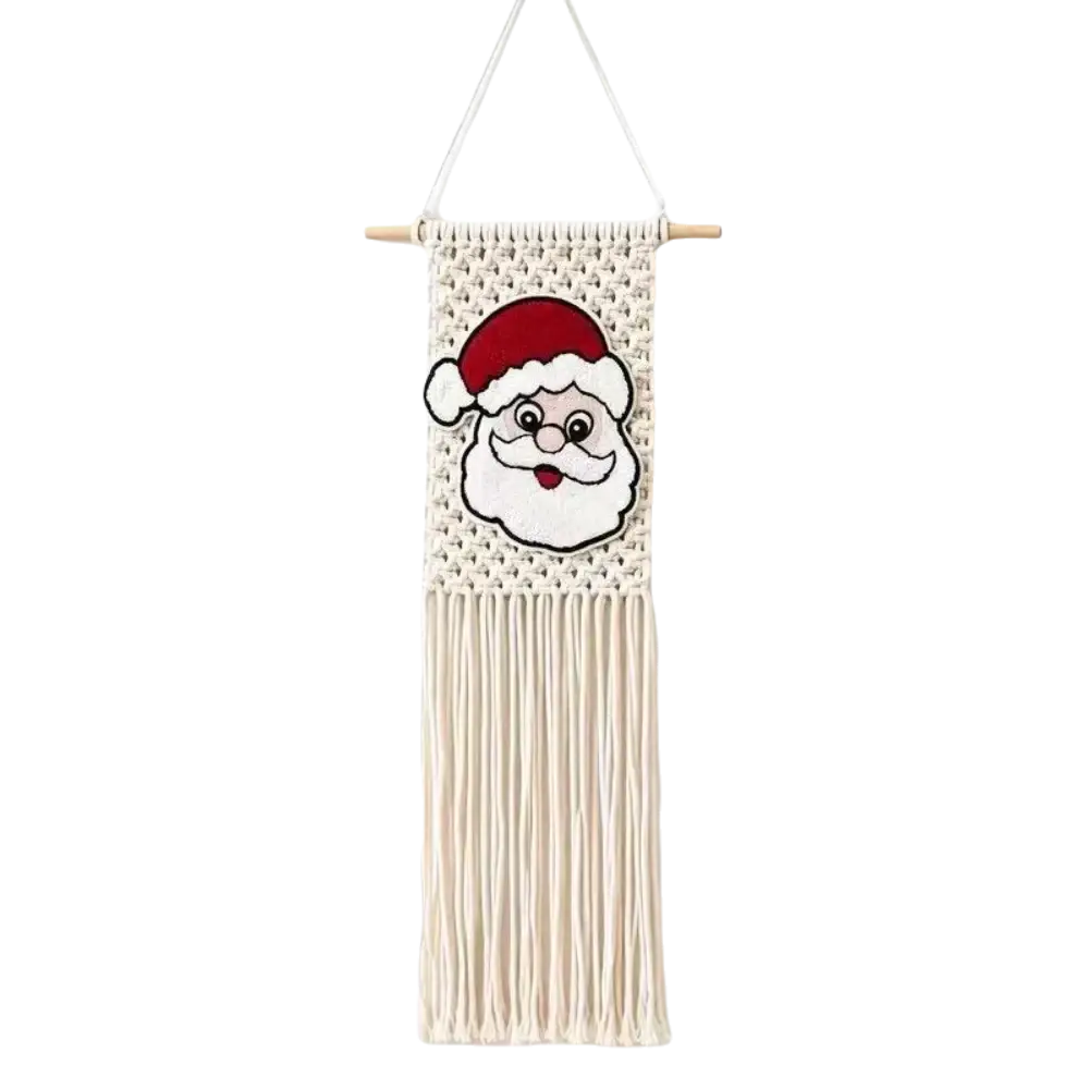 Macrame Christmas Wall Hanging Tapestry