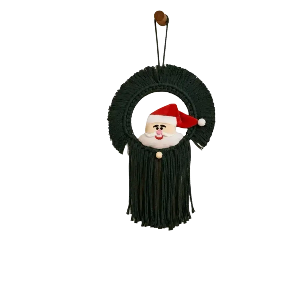 Macrame Christmas Wall Hanging Tapestry