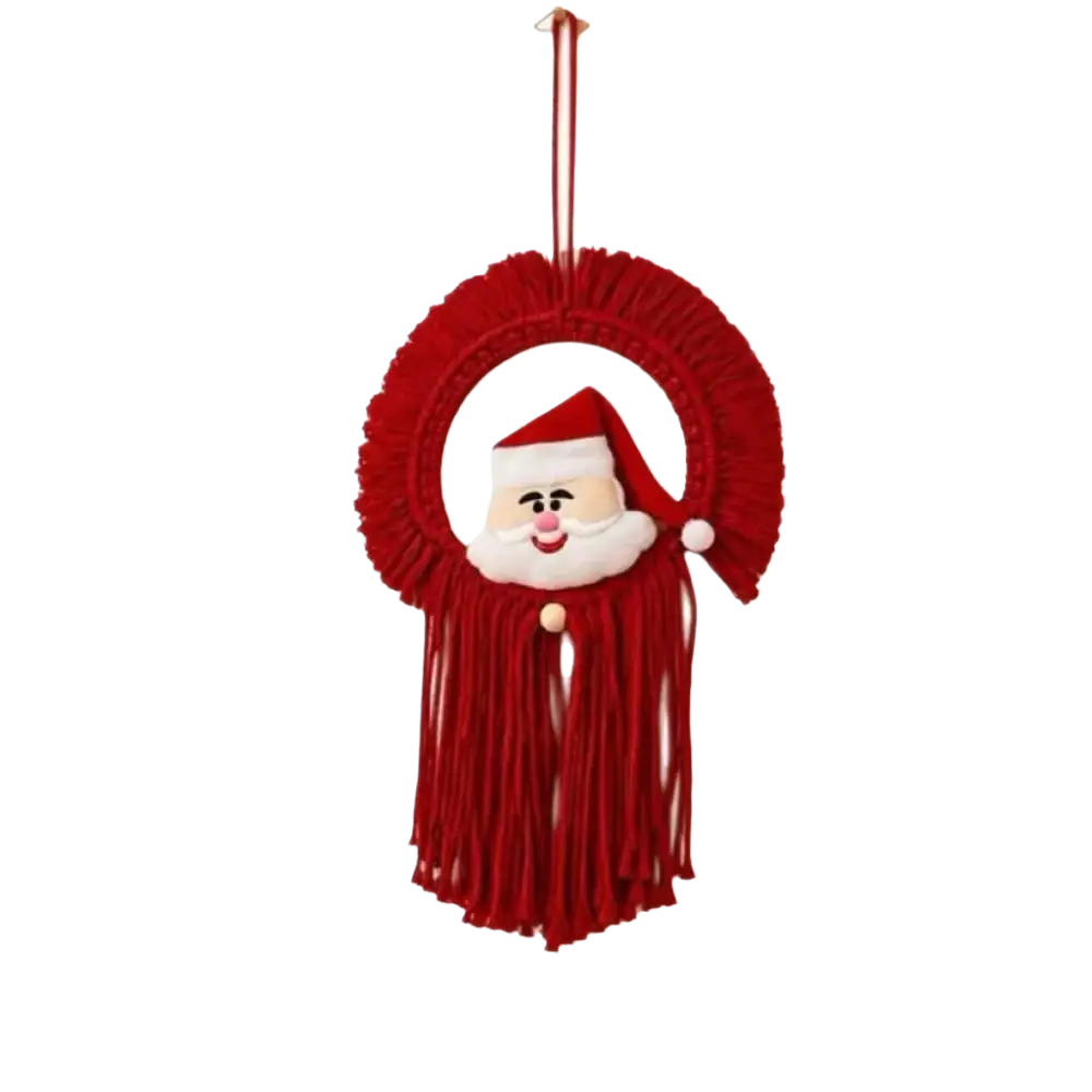 Macrame Christmas Wall Hanging Tapestry