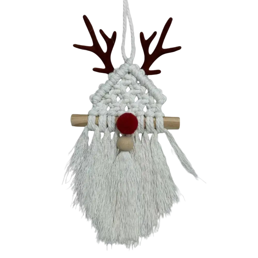 Macrame Christmas Wall Hanging Tapestry