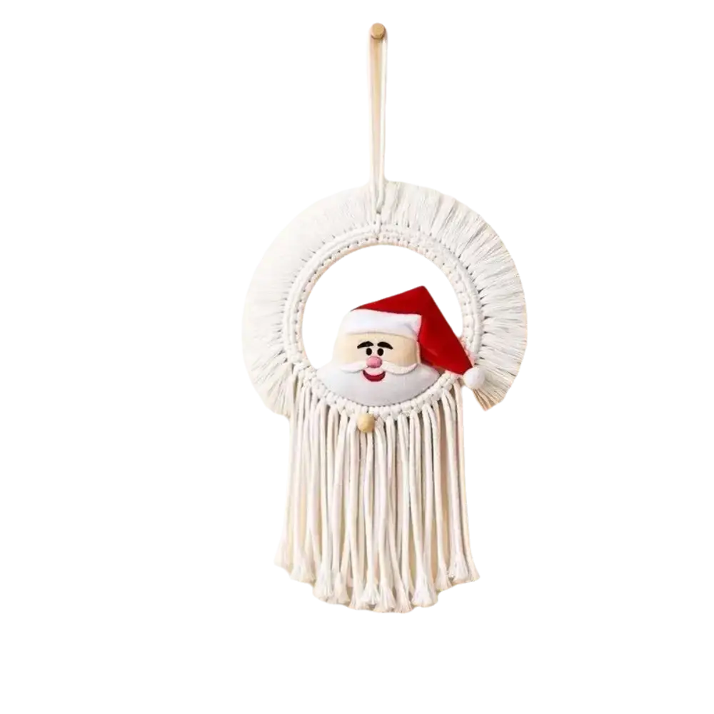 Macrame Christmas Wall Hanging Tapestry