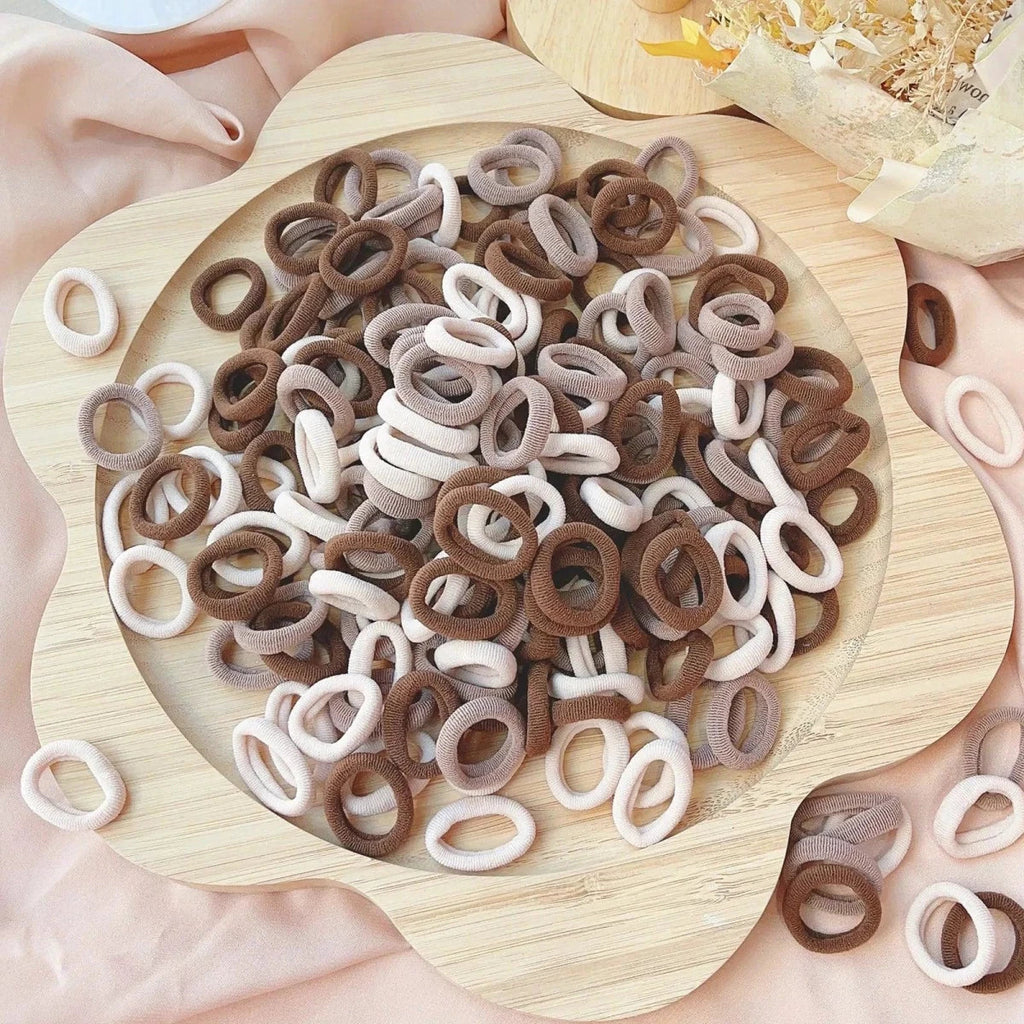 20/50pcs Kids Elastic Hair Bands Girls Sweets Scrunchie Rubber Band for Children Hair Ties Clips Headband Baby Hair Accessories