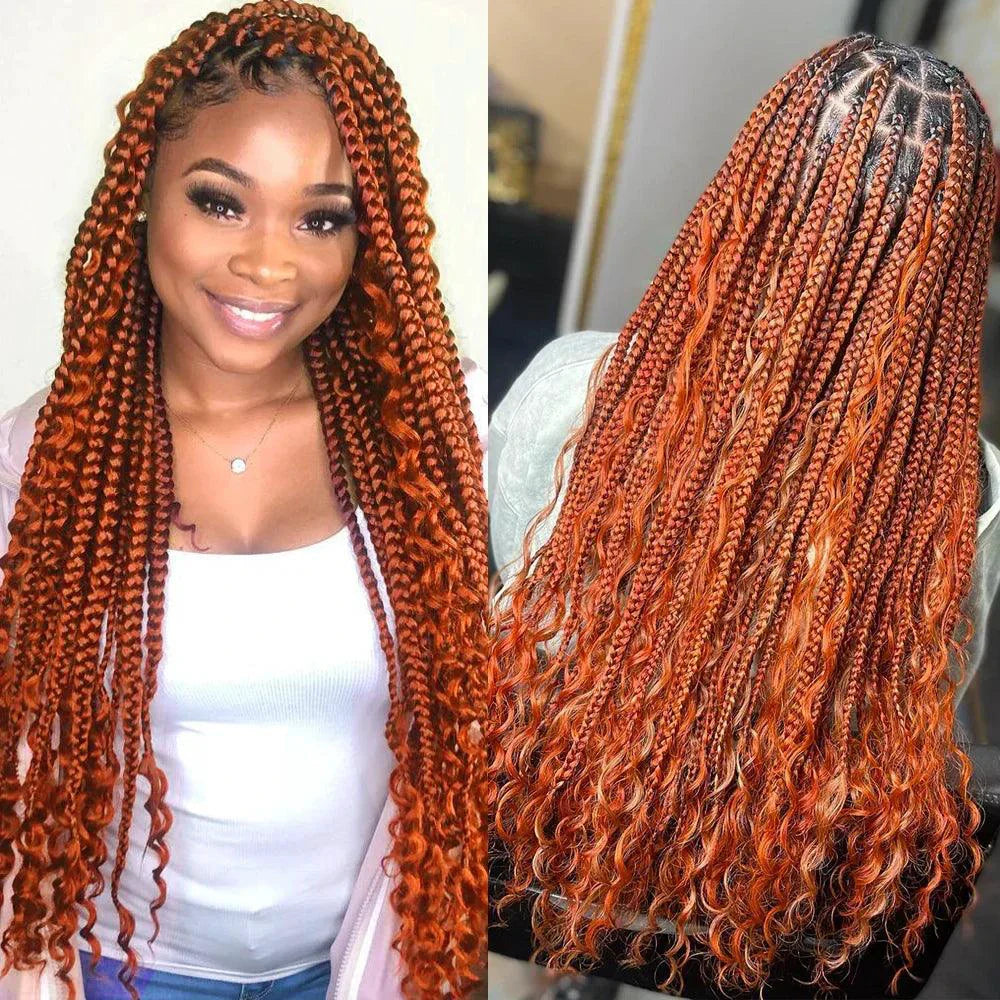 Human Hair 20" Braiding Bundle - Deep Wave Highlight P4/27 for Gorgeous Styles