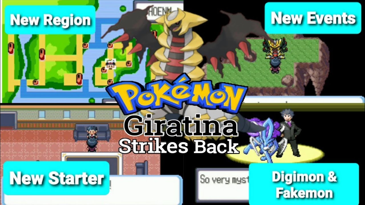 Pokemon Giratina Strikes Back GBA ROM Hack Video Game Boy Advance