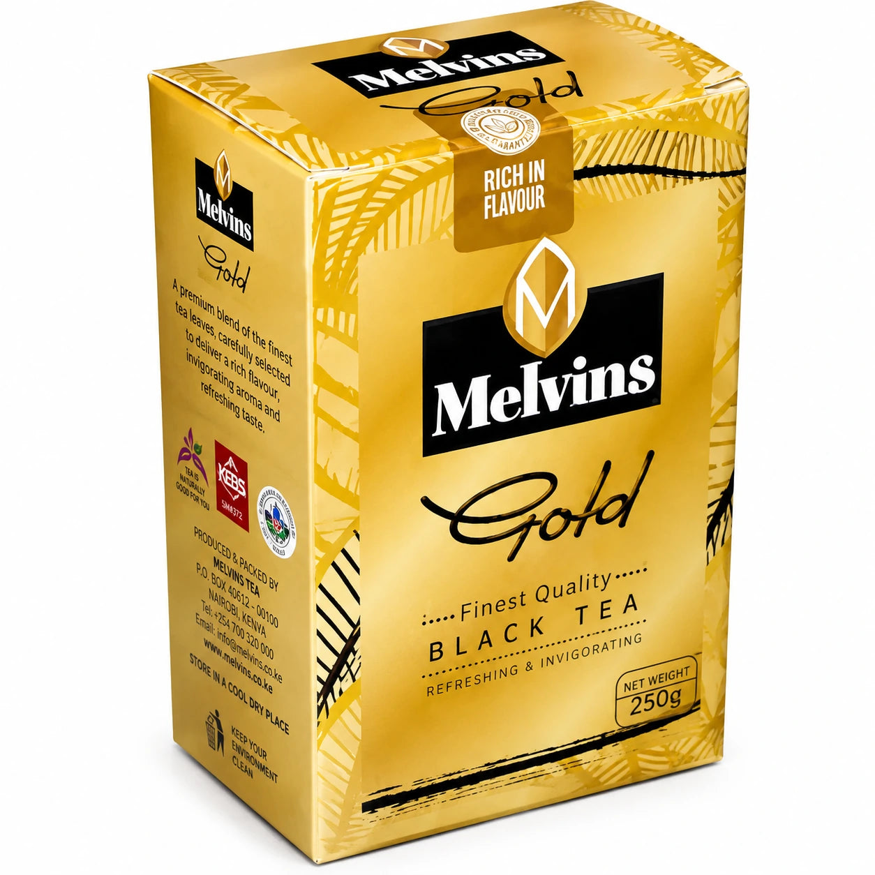 Melvins Gold Premium Kenyan Black Tea 250g | Loose Leaf Tea