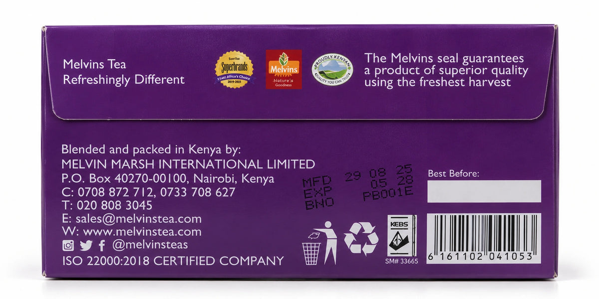 MELVINS PURPLE BLISS TEA BAGS 25's