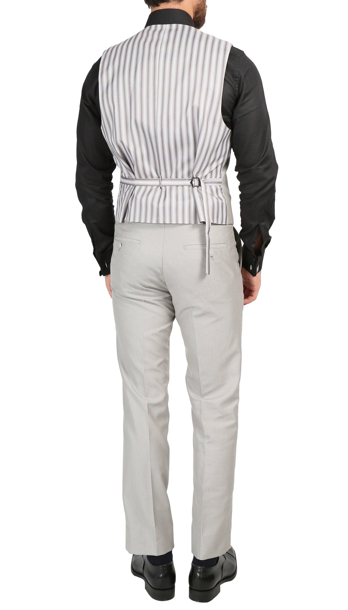 Ferrecci Men's Daxson Grey Slim Fit Shawl Collar 3pc Tuxedo