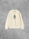 Underground Original Design: Merry Christmas, Tree Boxy Cotton 90's Sweatshirt