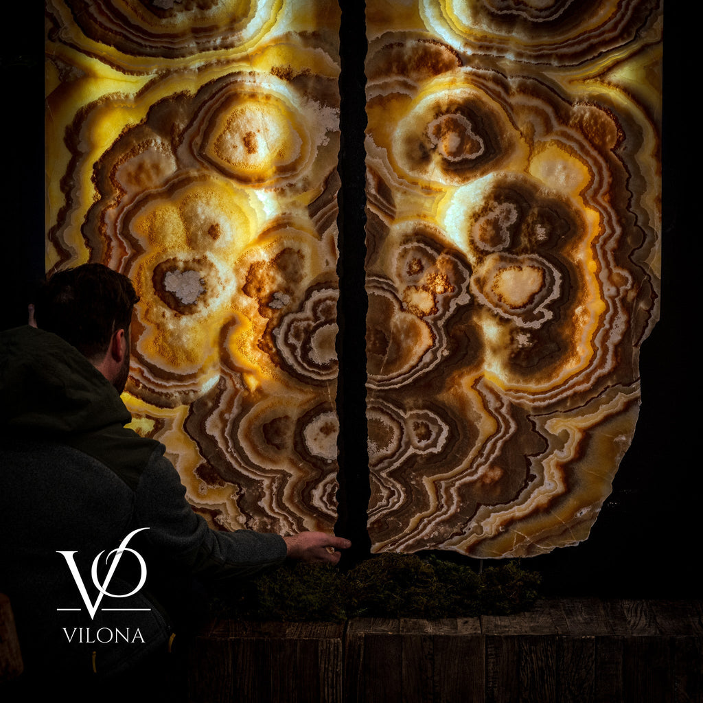 Miami Sunset Onyx Wall Panels (Set#1)