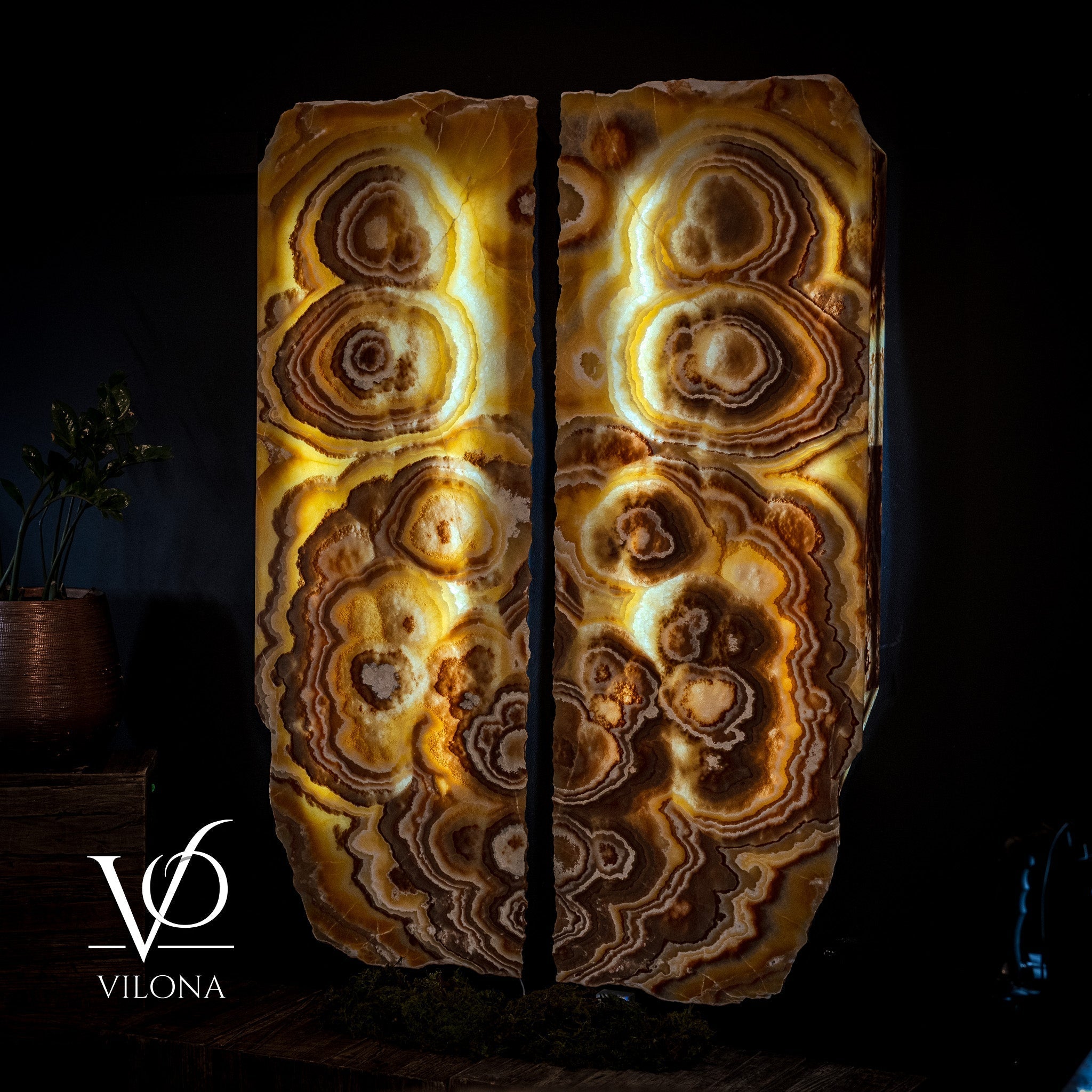 Miami Sunset Onyx Wall Panels (Set#1)